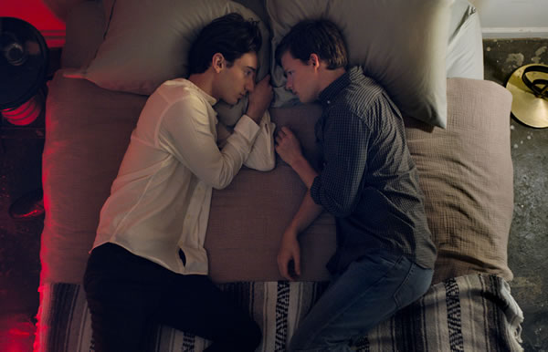 Film Image: Boy Erased (Theodore Pellerin as Xavier and Lucas Hedges as Jared)