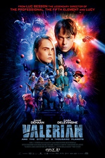 Film Poster: Valerian and The City of A Thousand Planets