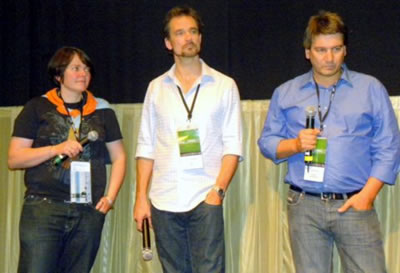 Shorts directors (from l to r) Eva Weber (